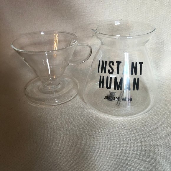 Glass Funnel and Carafe for Coffee or Tea - Picture 2 of 5